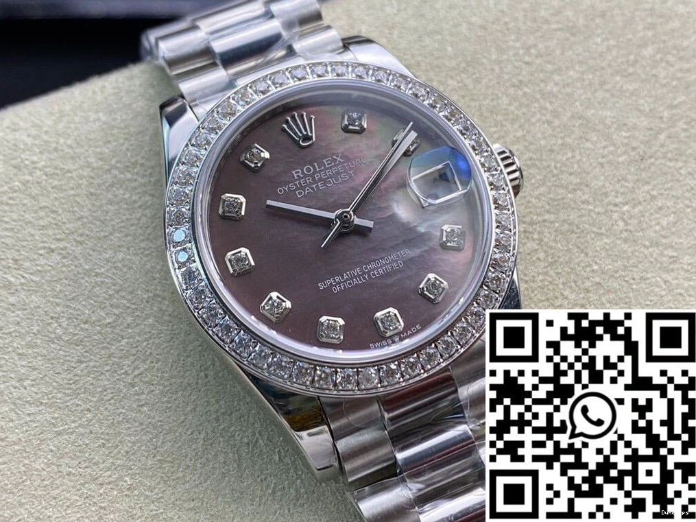 Diamond-set 31MM Dial EW Rolex M178384-0019 Factory Datejust 1129